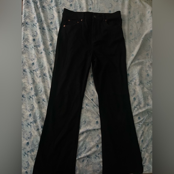 Black Boot Cut Jeans - Picture 1 of 2